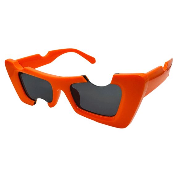6183 | Orange Bite Novelty Sunglasses - Picture 2 of 5